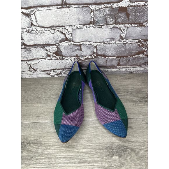 Rothys Fabric Pointed Toe Textile Slip On Ballet Flats Women’s Sz 9.5M US/40.5EU - Picture 15 of 16